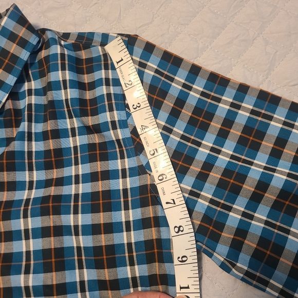 NWT Land's End Women Dress Office Work Trendy Non-iron Cotton Plaid Shirt Size 6 - Picture 6 of 8